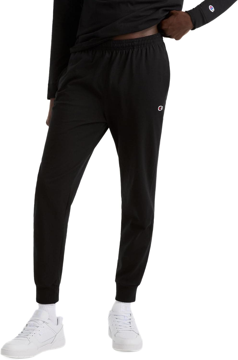 Pantalón de chándal Champion para hombre, algodón para todos los días, pantalón de punto lounge ligero para hombre, 31"