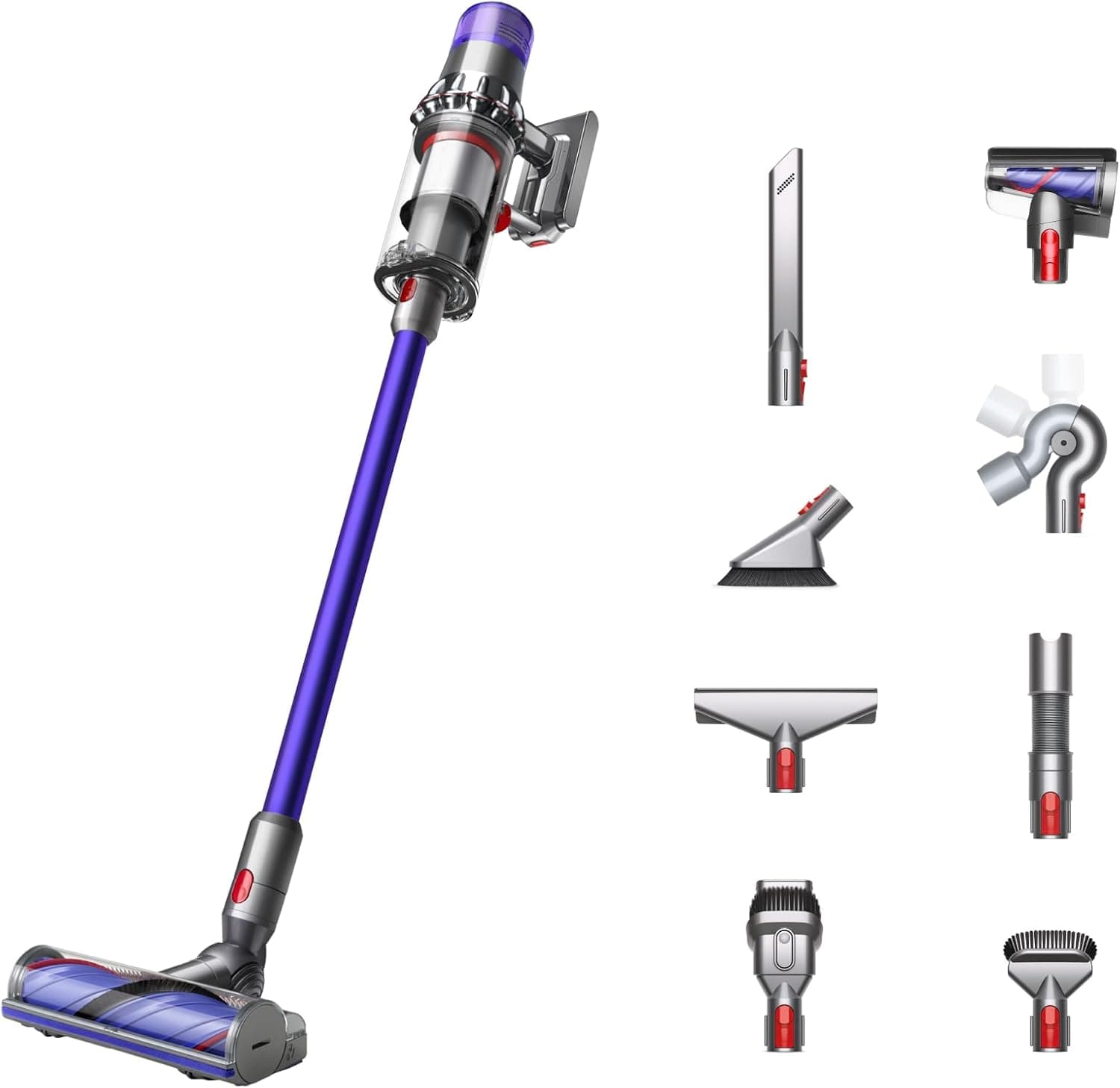Aspiradora inalámbrica Dyson V11 Origin, 185 AW, 3 modos de potencia, hasta 60 minutos,² Limpia profundamente pisos duros y alfombras, desenreda el pelo de las mascotas, se convierte en portátil