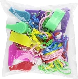 Rhode Island novedad collares con silbato de neón de 2 pulgadas, una docena por pedido