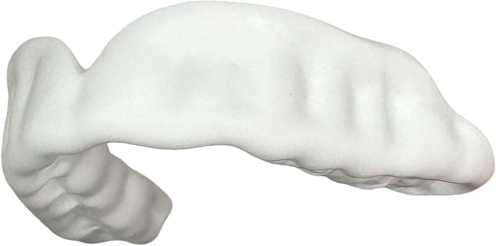 Zero-G Adult Mouthguard White 1-Pack, Boil & Bite for Contact Sports