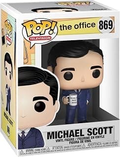 Funko Pop TV: The Office - Michael Scott - Figura de vinilo coleccionable - Idea de regalo - Mercancía oficial - Juguetes para niños y adultos - Fanáticos de la comedia - Figura modelo para coleccionistas y exhibición | Mercancía oficial de comedia - Figura de vinilo coleccionable para exhibición en estante - Idea de regalo de cumpleaños para fanáticos y coleccionistas