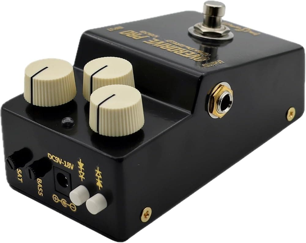 Pedal de efectos de guitarra overdrive pro cableado a mano, efecto de accionamiento v808