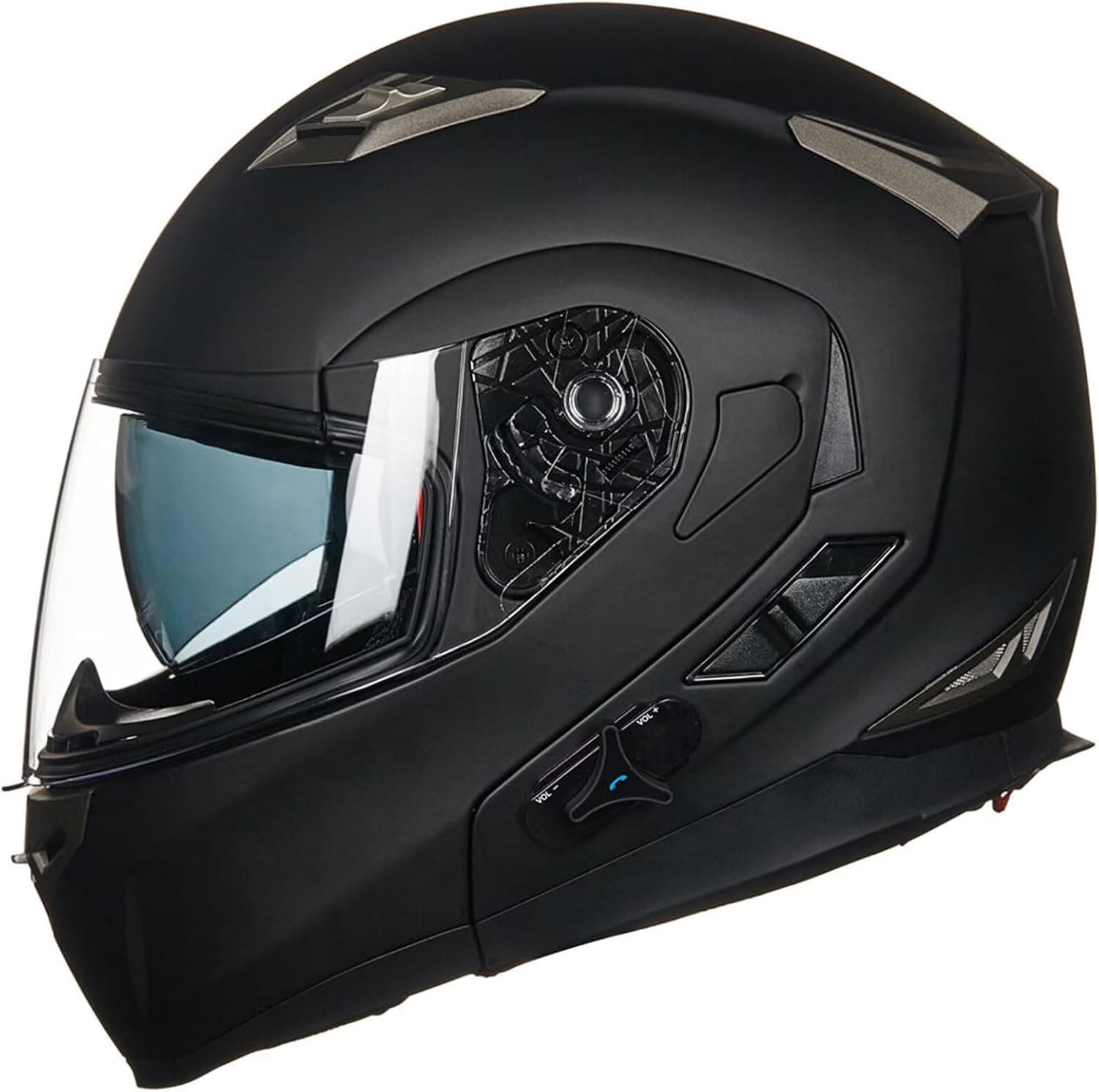 ILM Casco de motocicleta modular integrado con Bluetooth 953/953Pro/953Max | Certificado DOT, Bluetooth 5.0, tiempo de conversación de 8 horas, intercomunicador de 1680 pies, parlantes estéreo, revestimiento lavable, cancelación de ruido DSP