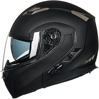 Casco de motocicleta modular integrado con Bluetooth 953/953Pro/953Max | Certificado DOT, Bluetooth 5.0, tiempo de conversación de 8 horas, intercomunicador de 1680 pies, parlantes estéreo, revestimiento lavable, cancelación de ruido DSP