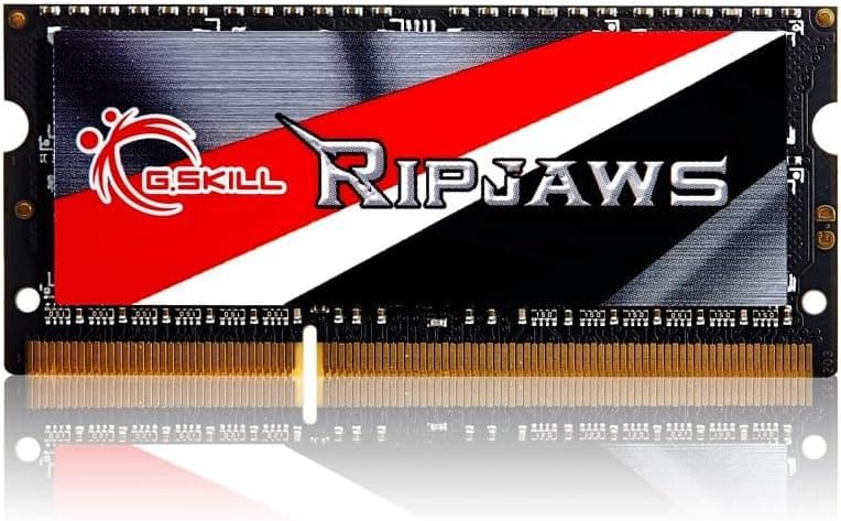 G.SKILL Ripjaws DDR3 SO-DIMM Series DDR3L RAM 16GB (2x8GB) 1600MT/s CL9-9-9-28 1.35V Memoria SO-DIMM para computadora portátil/portátil sin búfer sin ECC (F3-1600C9D-16GRSL)