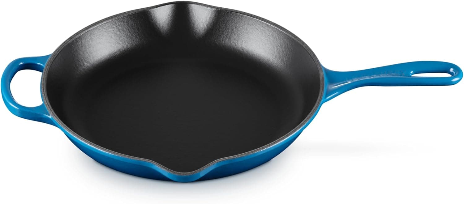 Sartén redonda exclusiva de hierro fundido esmaltado Le Creuset, 10,25", Marsella