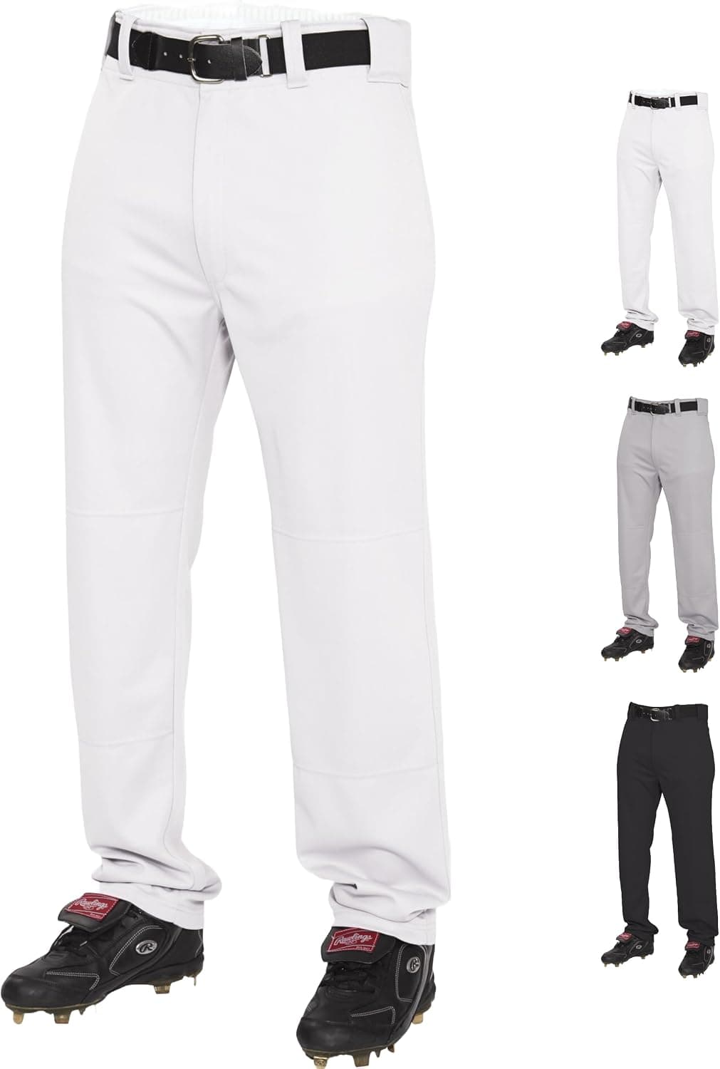Pantalones de béisbol semirelajados de longitud completa para hombre Rawlings | Colores sólidos