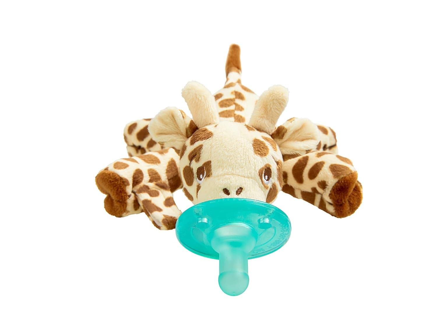 Philips Avent Soothie Snuggle Soporte para chupete con chupete desmontable, 0 m+ | Incluye juguete de peluche de jirafa que se puede lavar a máquina, sin BPA, chupete desmontable, apto para esterilizador, SCF347/01