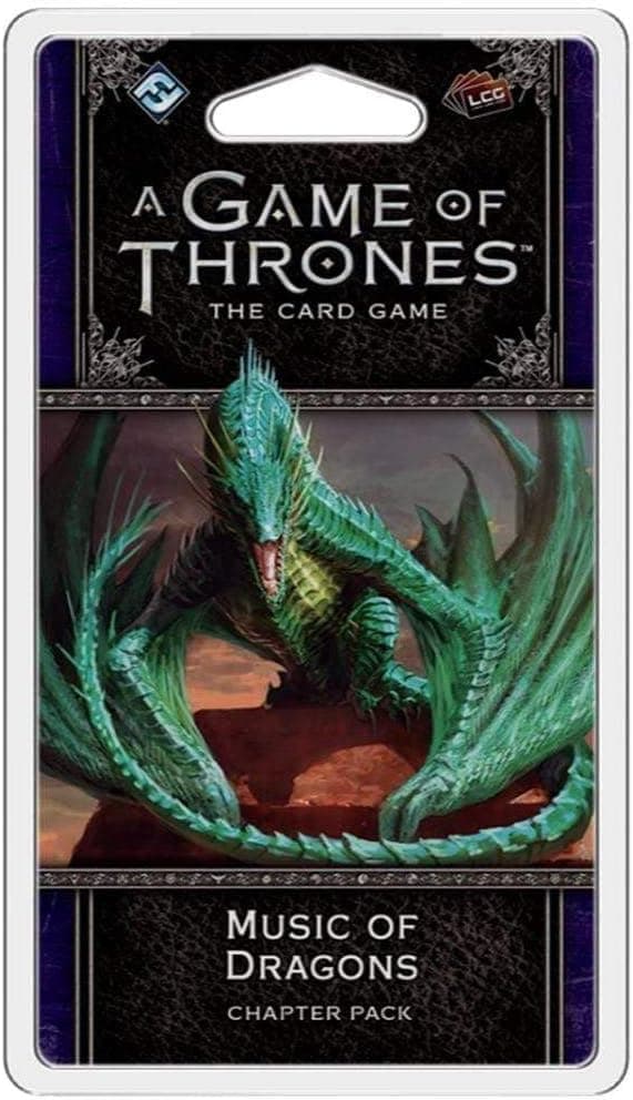 Segunda edición de LCG de Juego de Tronos: PAQUETE DE CAPÍTULOS DE EXPANSIÓN Music Of Dragons | Juego de mesa de estrategia | Un juego de cartas viviente de Fantasy Flight Games