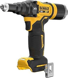 DEWALT 20V MAX XR Remachadora inalámbrica, 3/16", solo herramienta desnuda (DCF403B)