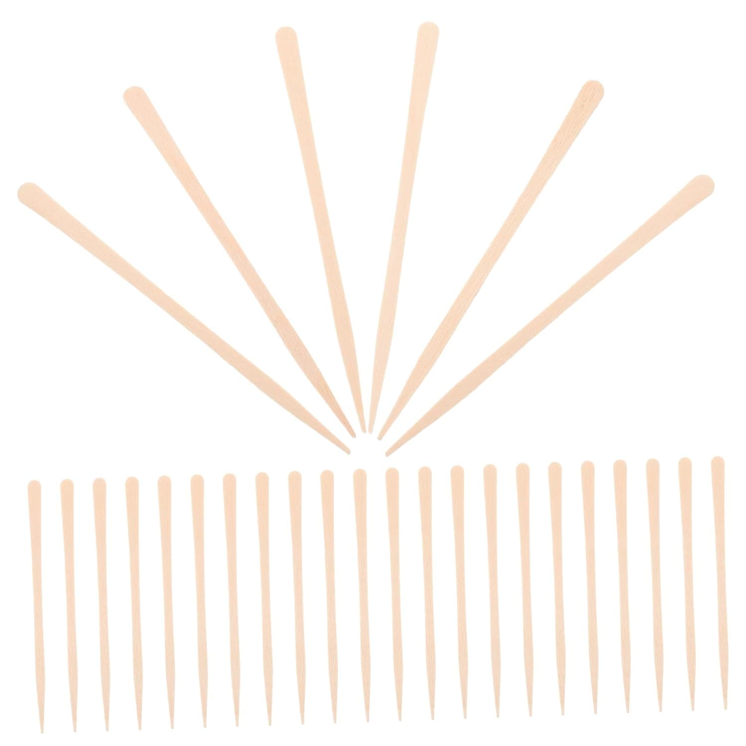 100 barras de cera para el pelo de la nariz para depilación, aplicadores de cera de un solo uso para mujeres, aparatos de cuidado personal seguros y prácticos