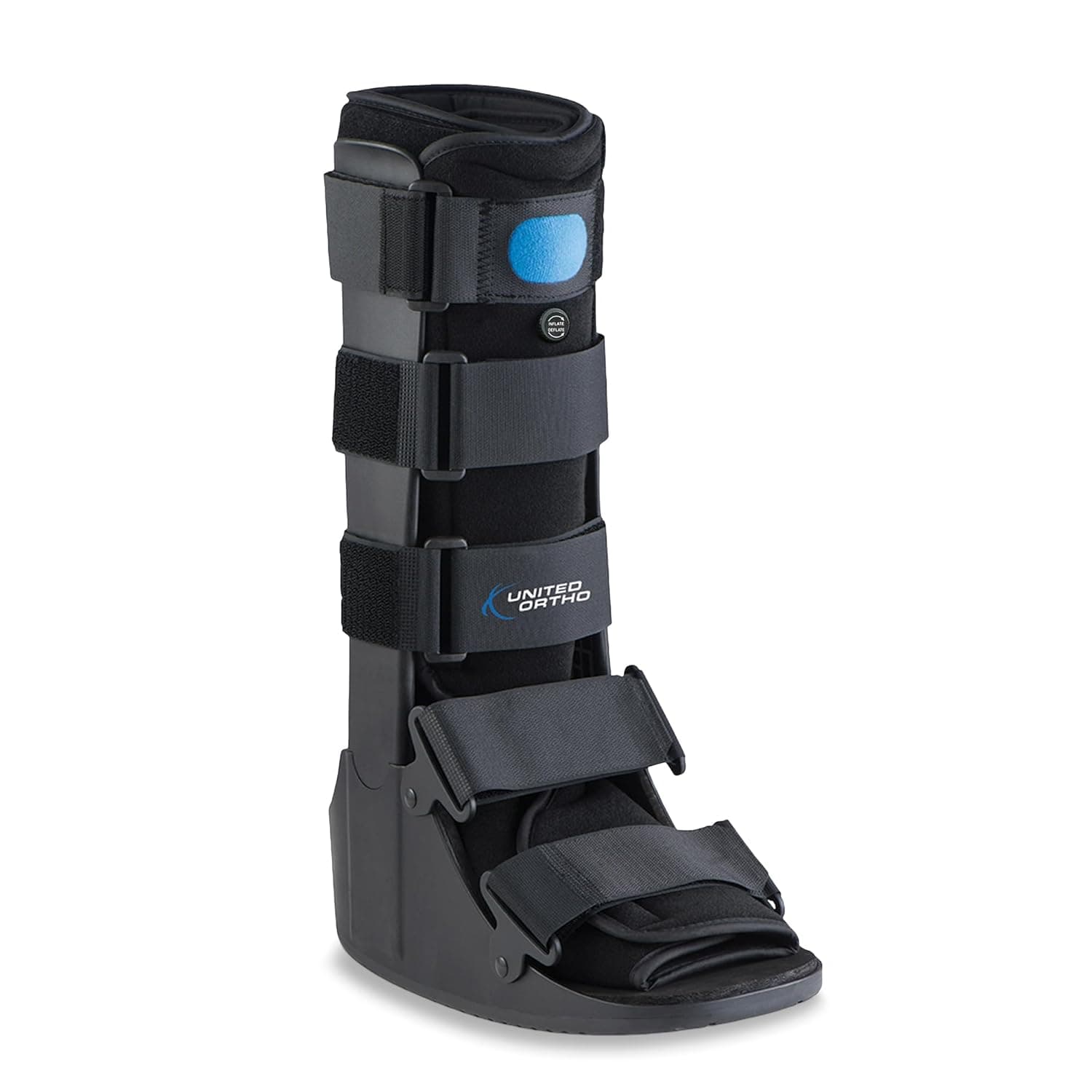 United Ortho USA14107 Air Cam Walker Bota para fracturas, grande, negro