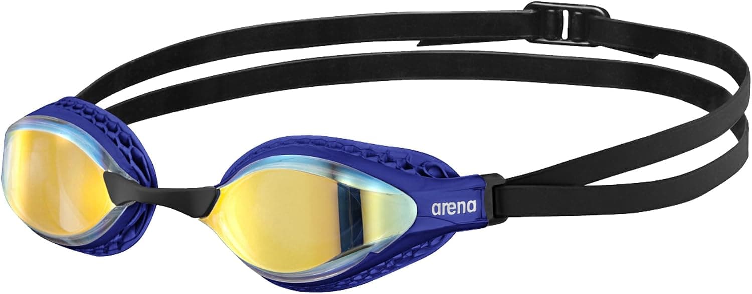 Gafas de natación ARENA unisex Air-Speed Anti-Fog Racing para hombre y mujer con tecnología Air Seals para una comodidad superior