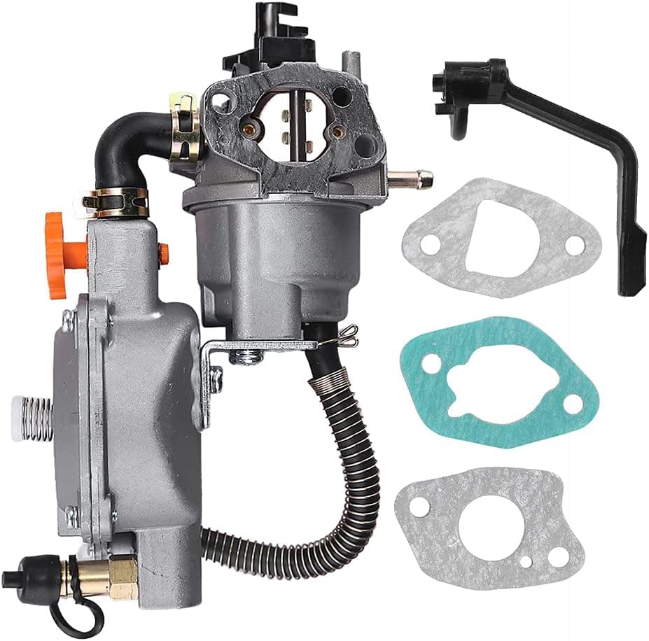 SYOWADA 170F GX200 Generador de carburador de combustible dual LPG CNG Kit de carburador de conversión, reemplazo para Honda GX200 170F 170G-GX200 (Style1)