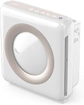 COWAY Purificador de aire para el hogar de hasta 1,748 pies², filtro HEPA para humo, alergias, caspa de mascotas, olores, monitor de calidad del aire, modo automático y ecológico, temporizador, indicador de filtro, garantía de 3 años, Mighty AP-1512HH(W), blanco
