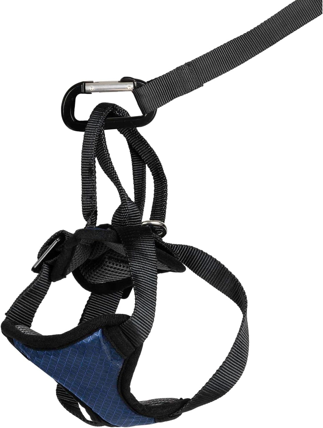 PetSafe Happy Ride Arnés de seguridad para perros para coches - Arnés de coche para perros incluye correa para cinturón de seguridad - Mantiene a las mascotas sujetas - Malla transpirable, correas ajustables - Accesorios de viaje para perros para coche - Pequeño