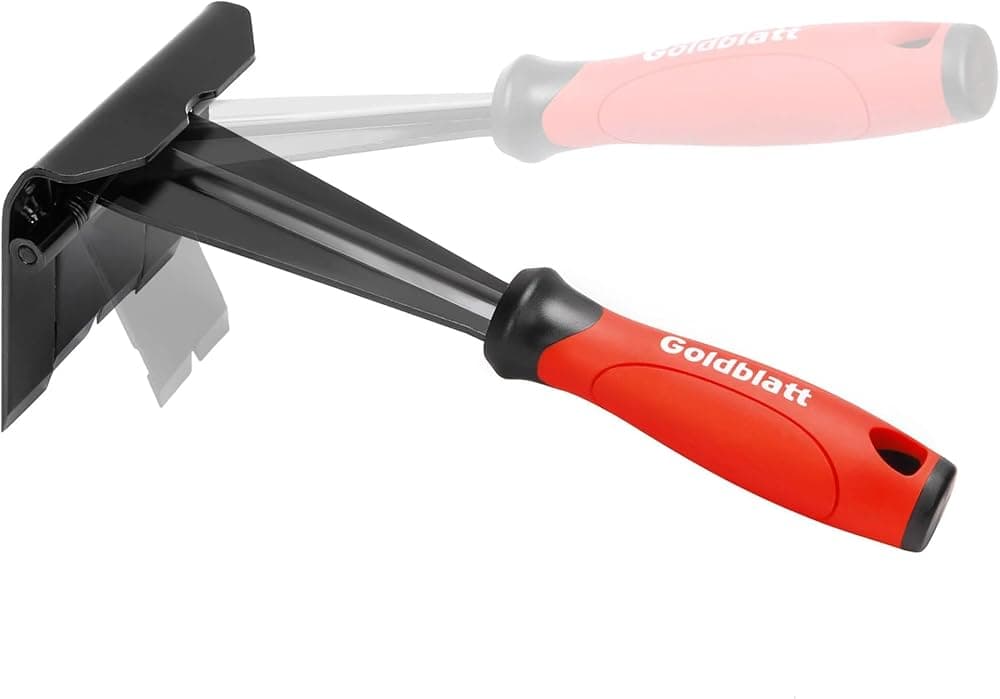 Extractor de molduras Goldblatt, herramienta de extracción de azulejos de 4 pulgadas, herramienta de extracción de zócalos | Herramienta de eliminación de molduras para trabajos comerciales y mejoras del hogar, eliminación de zócalos, molduras, revestimientos y pisos, remodelación