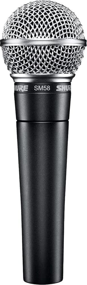 Shure SM58 Pro XLR micrófono vocal dinámico | Micrófono vocal dinámico cardioide para estudio y presentaciones en vivo, podcasting y grabación; sonido estándar de la industria