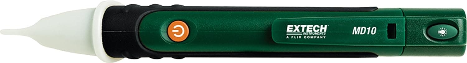 Extech MD10 Bolígrafo detector magnético sin contacto con linterna incorporada - Probador de campo magnético para válvulas solenoides, relés y bobinas - HVAC, herramienta de diagnóstico industrial y automotriz