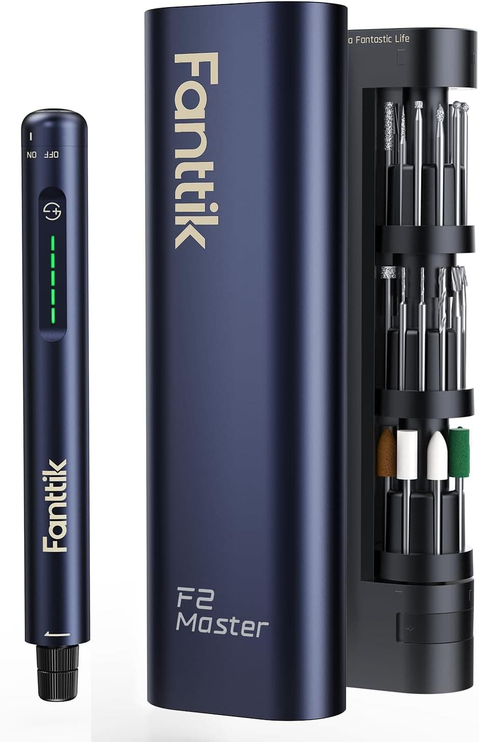 Fanttik F2 Master Mini kit de herramientas rotativas inalámbricas para lijado de impresora 3D