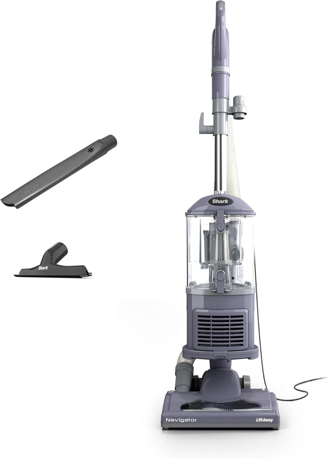 Aspiradora vertical Shark Navigator Lift-Away, HEPA, pelo de mascotas, lavanda, NV352
