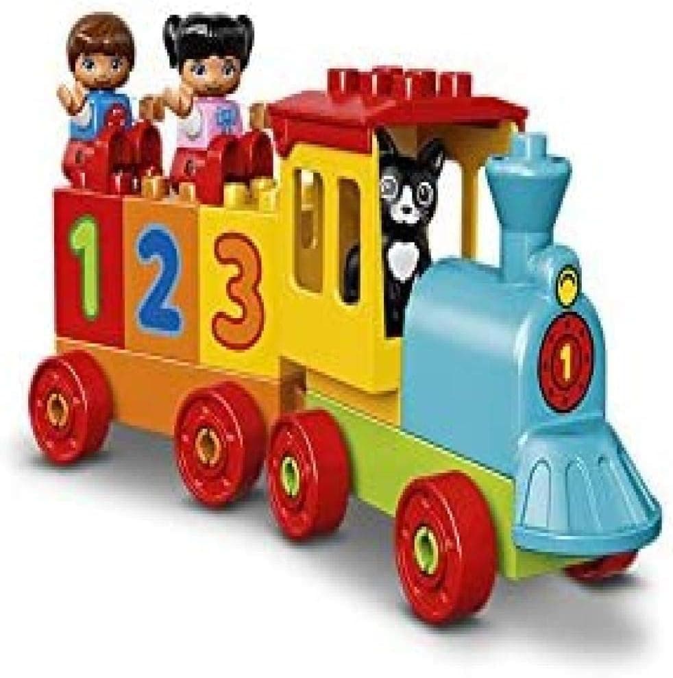 LEGO DUPLO My First Number Train 10847 Set de tren para aprender y contar, kit de construcción y juguete educativo para niños de 2 a 5 años (23 piezas)