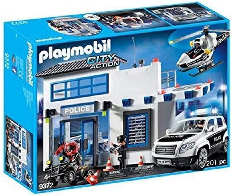 Playmobil Set de construcción de comisaría de policía