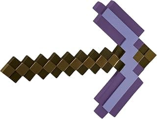 Disguise Kids Enchanted Minecraft Pickaxe, Accesorio oficial de Minecraft para niños, Espada de disfraz de videojuego de tamaño único, Caqui, 6 años US