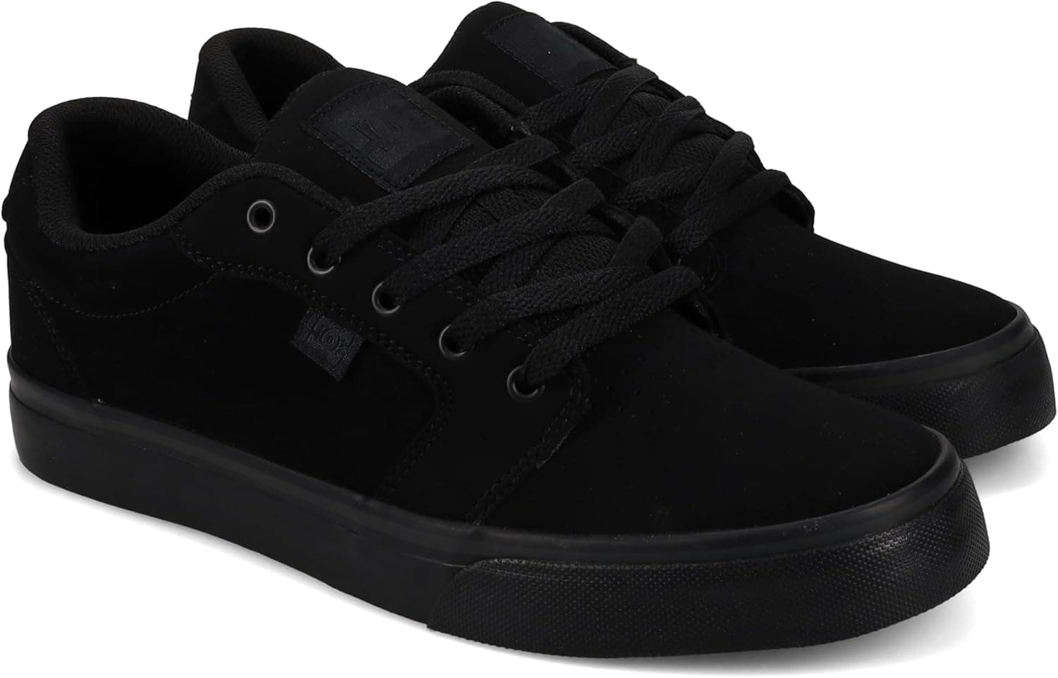 DC Anvil - Zapato de skate para hombre, negro/negro, 12,5 US