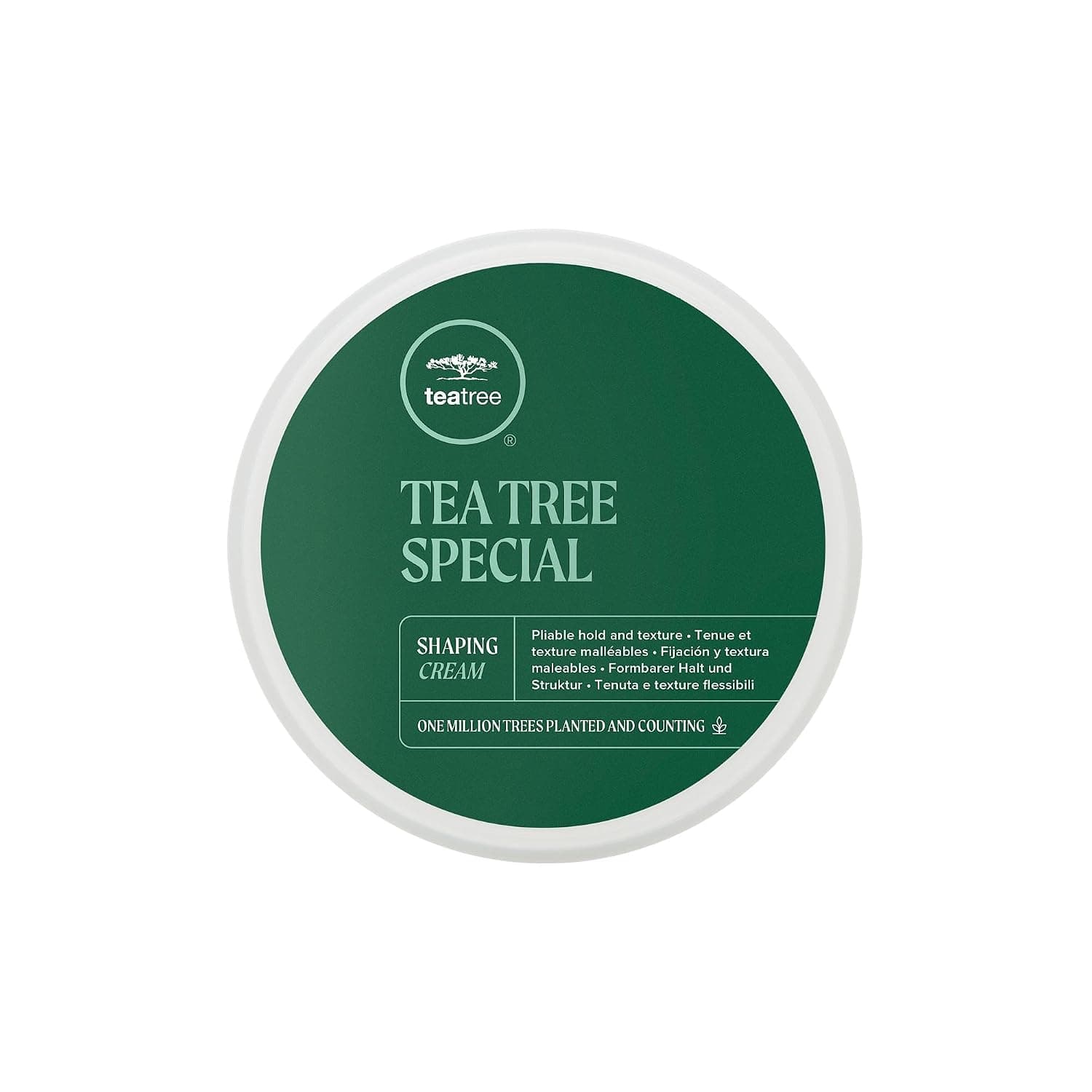 Crema moldeadora de árbol de té, crema para peinar el cabello, fijación duradera, acabado mate, para todo tipo de cabello