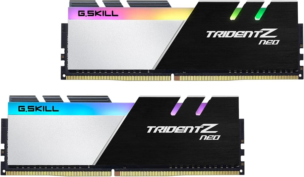 G.Skill Trident Z Neo Series 16 GB (2 x 8 GB) 288 pines RGB PC4-28800 DDR4 3600 MHz CL16-19-19-39 1.35V Memoria de escritorio Modelo F4-3600C16D-16GTZNC