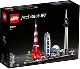 Architecture Skylines: Tokyo 21051 Kit de construcción, juego de construcción de arquitectura coleccionable para adultos (547 piezas)