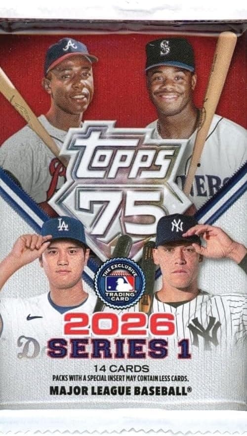 Topps Baseball Series 1 paquete 2026 tarjetas coleccionables
