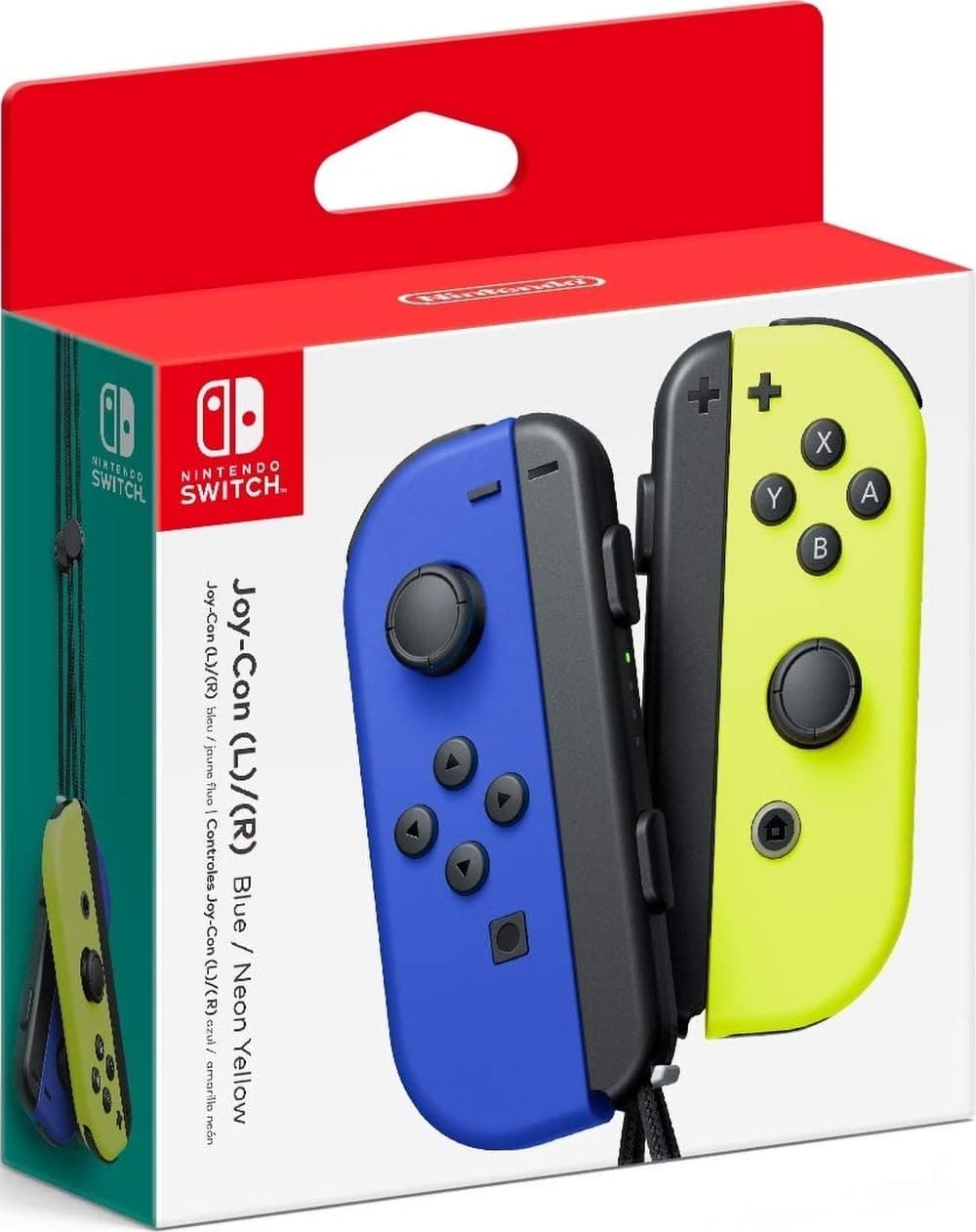 Nintendo Azul/Amarillo Neón Joy-Con (L-R) - Switch