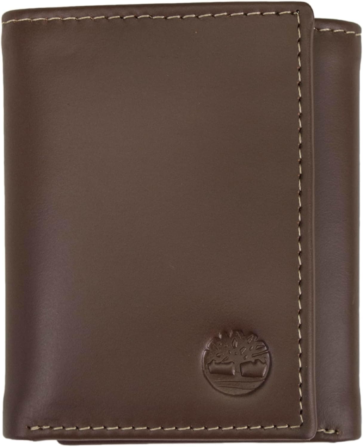 Timberland Cartera triple de cuero para hombre con ventana de identificación