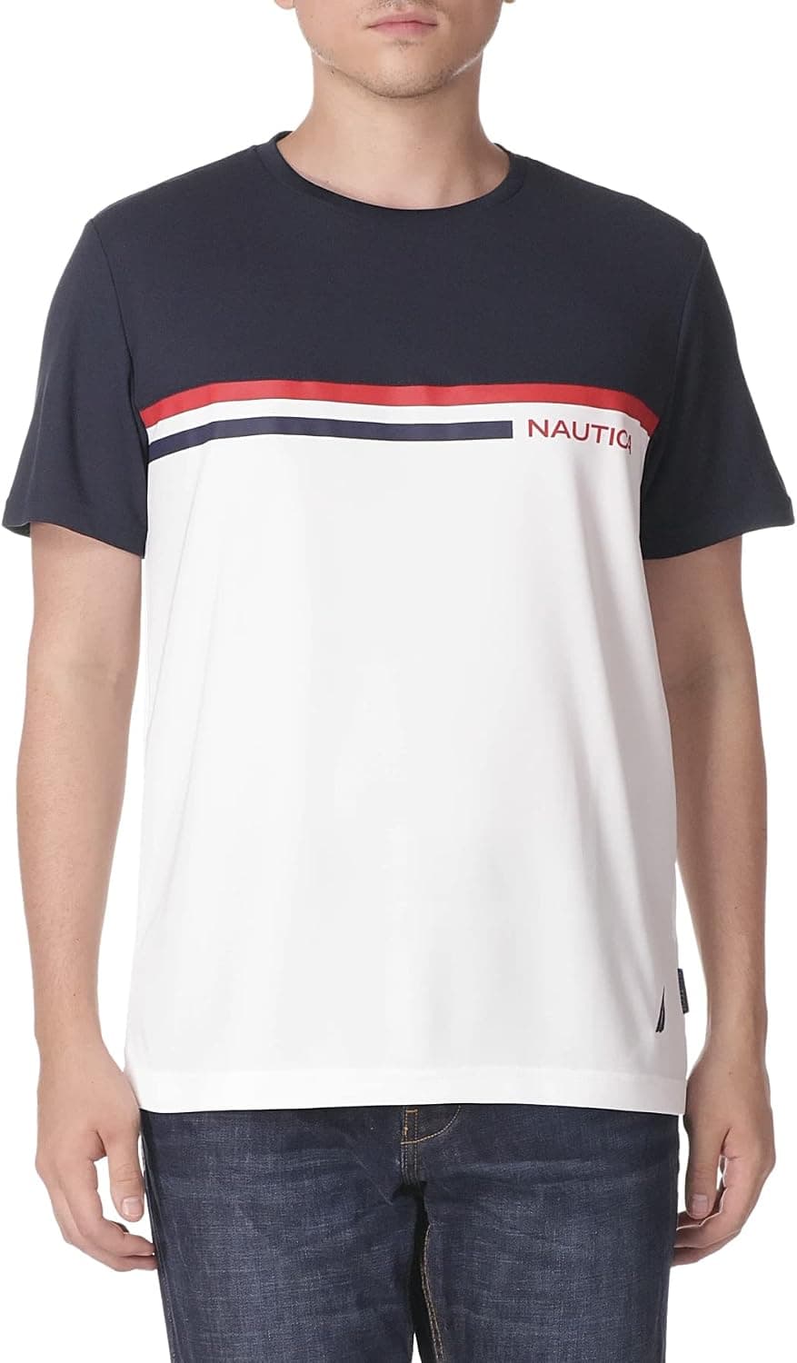 Nautica Camiseta Nautica Navtech Colorblock para hombre