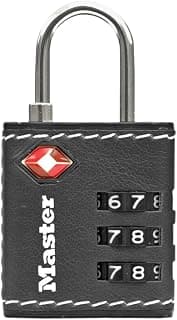 Master Lock 4692D Configure su propia combinación de candado para equipaje aprobado por la TSA, 1-1/4", los colores pueden variar
