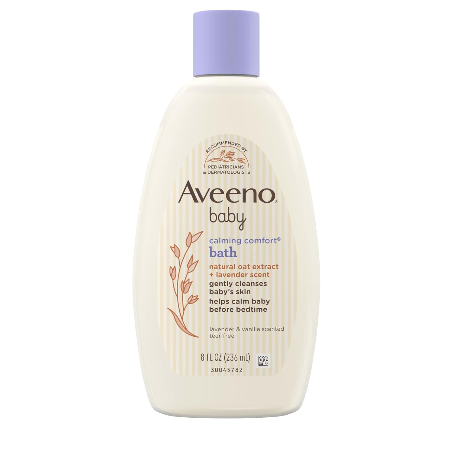 Aveeno Baby Calming Comfort Bath & Body Wash, Lavender & Vanilla, 8 fl oz