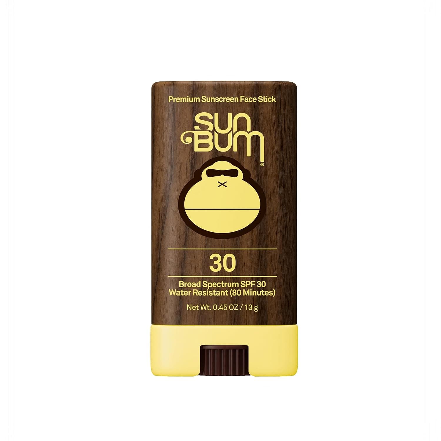 Sun Bum Original SPF 30 Protector solar en barra facial - Tamaño de viaje, 0.45 oz