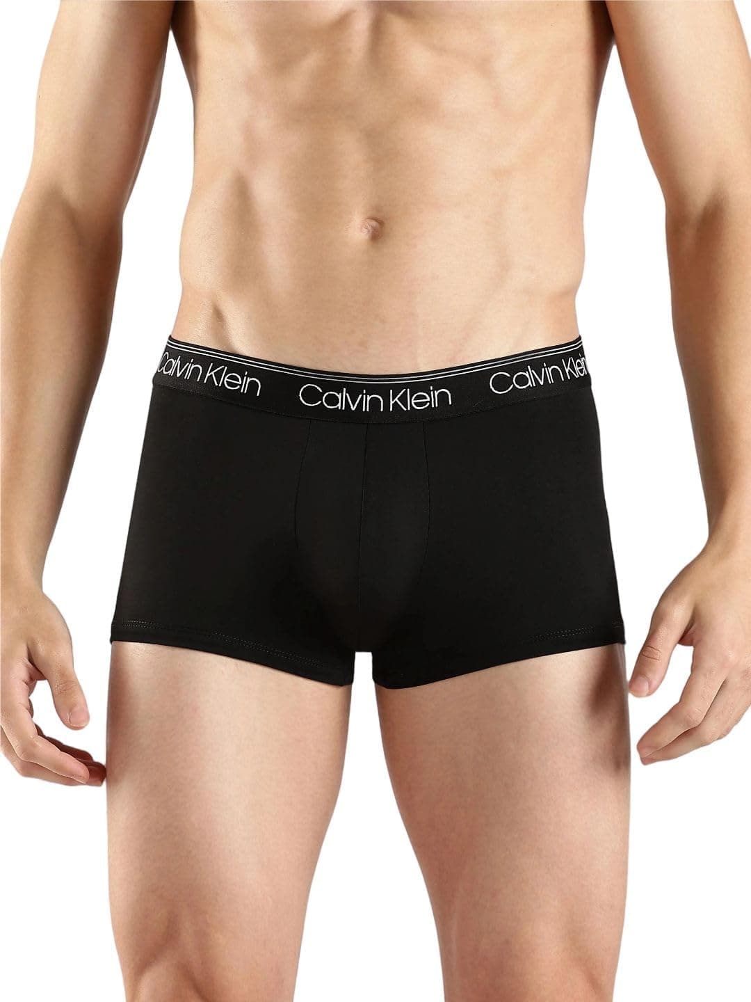 Calvin Klein Ropa interior para hombre de microfibra elástica, paquete de 3 baúles