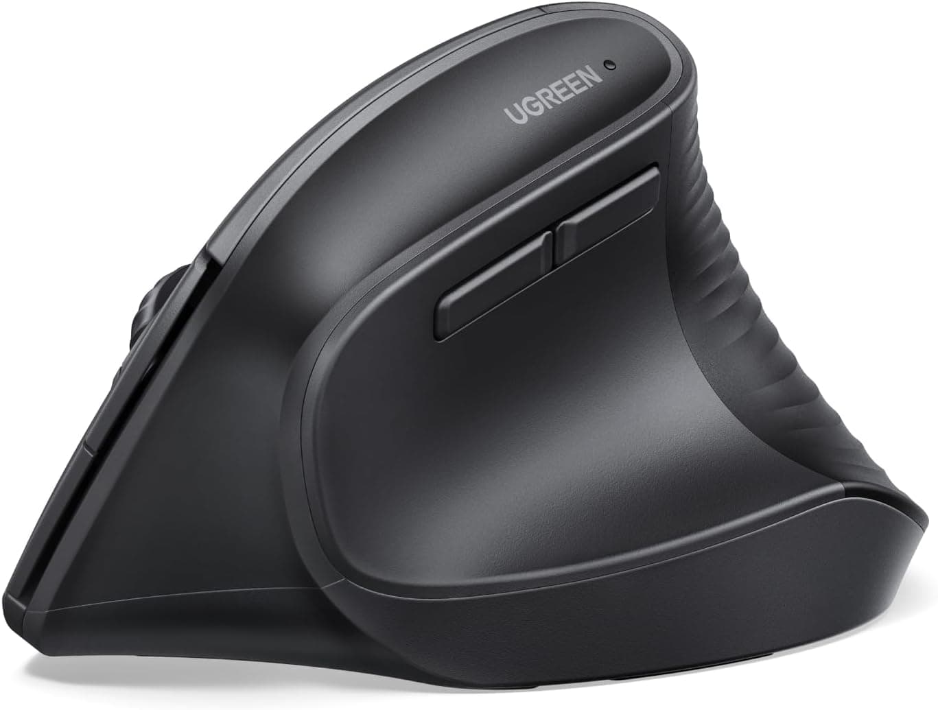 UGREEN Ergonomic Wireless Mouse, Bluetooth & 2.4G Wireless, Quiet Clicks | 1000/1600/2000/4000 DPI, Up to 3 Device Connectivity, 6 Buttons, Multi-system compatibility, for Laptop, Desktop, PC