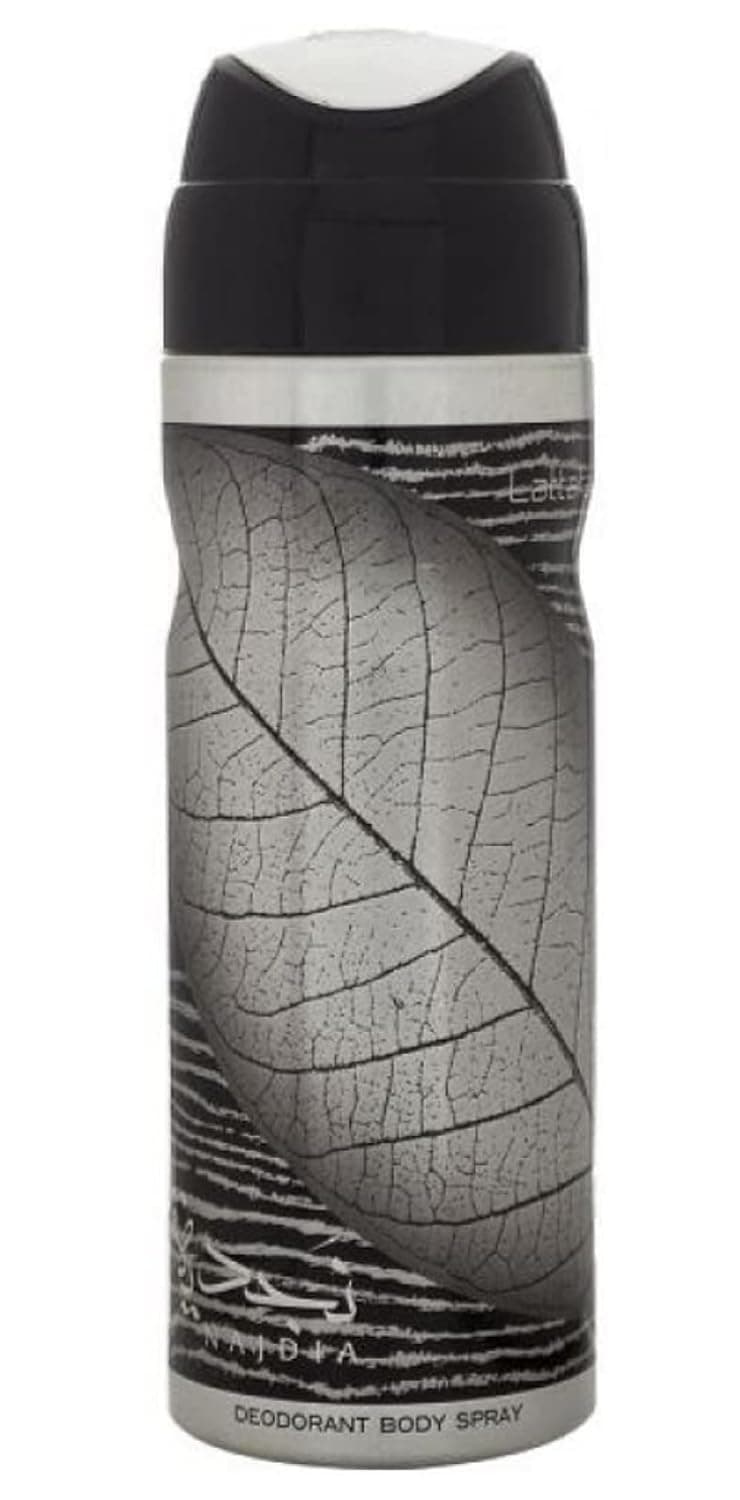 Lattafa Najdia Desodorante en spray perfumado para unisex, 6.7 onzas