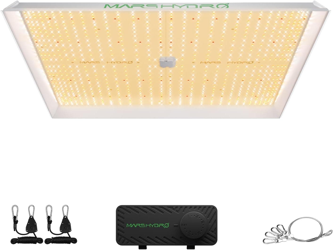MARS HYDRO 420W TS3000 Luces de cultivo LED para plantas de interior | Lámpara de cultivo comercial de espectro completo, regulable inteligente, en cadena tipo margarita, en tienda de cultivo de invernadero con cobertura de 4x4 y 5x5 pies