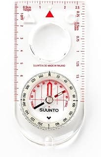 Brújula SUUNTO A-30: Brújula compacta para caminatas con marcas luminosas en condiciones de poca luz