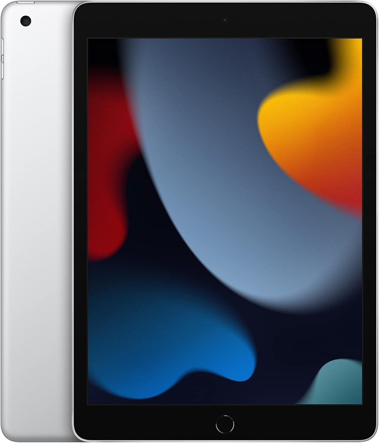 Apple iPad (9.ª generación): con chip A13 Bionic, pantalla Retina de 10,2 pulgadas, 64 GB, Wi-Fi, cámara frontal de 12 MP/trasera de 8 MP, Touch ID, batería que dura todo el día – Plata