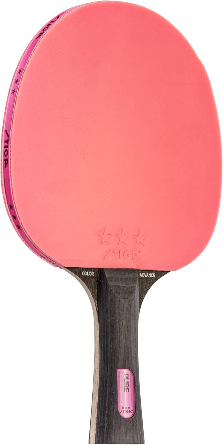 Raqueta de tenis de mesa STIGA Pure Color Advance de nivel de rendimiento (amarillo)