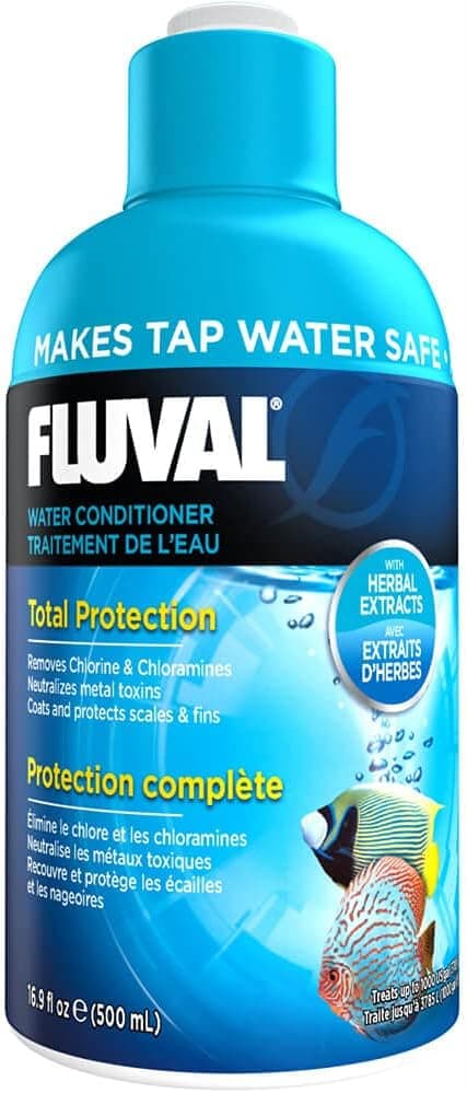 Acondicionador de agua Fluval AquaPlus, tratamiento de agua para acuario, 16,9 onzas, A8344