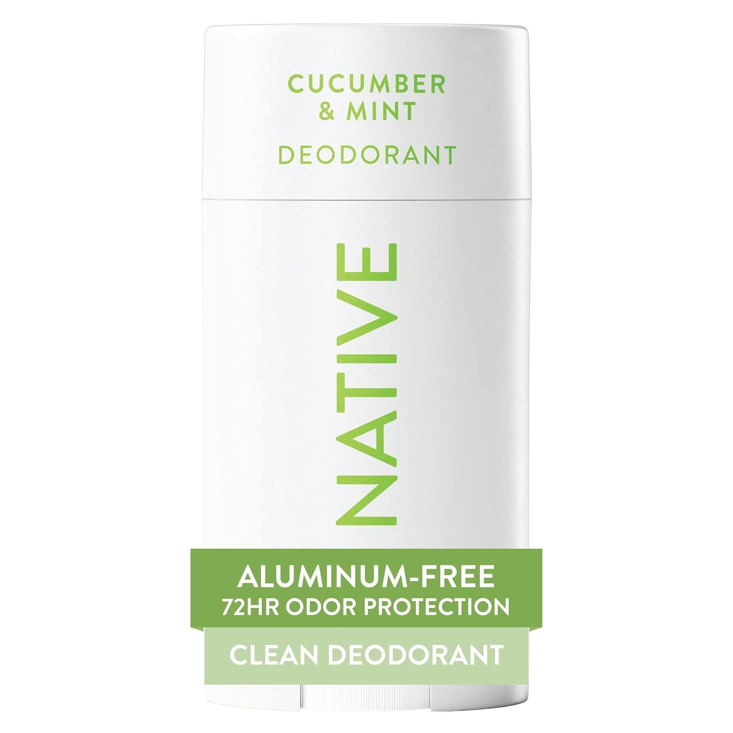 Native Deodorant Contains Naturally Derived Ingredients, 72 Hour Odor Control, Deodorant for Women and Men, Aluminum Free, Cucumber & Mint 2.65oz