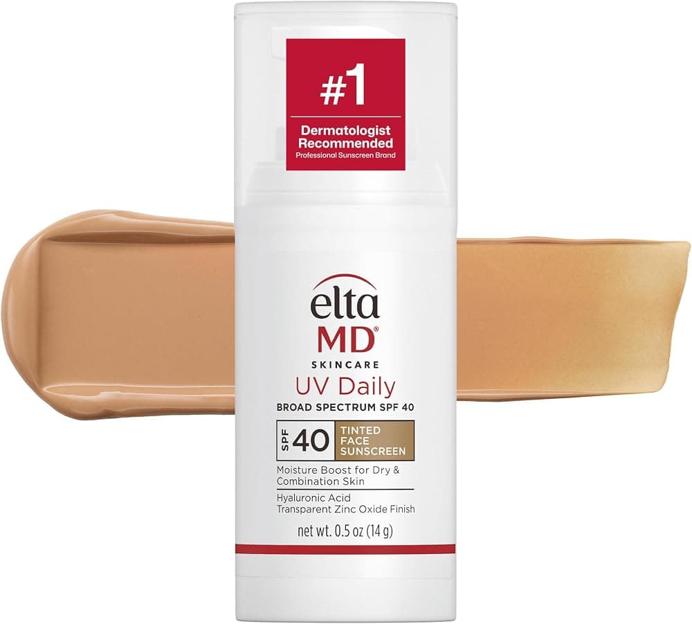 EltaMD UV Daily Face Protector solar humectante, óxido de zinc, SPF 40 y SPF 50