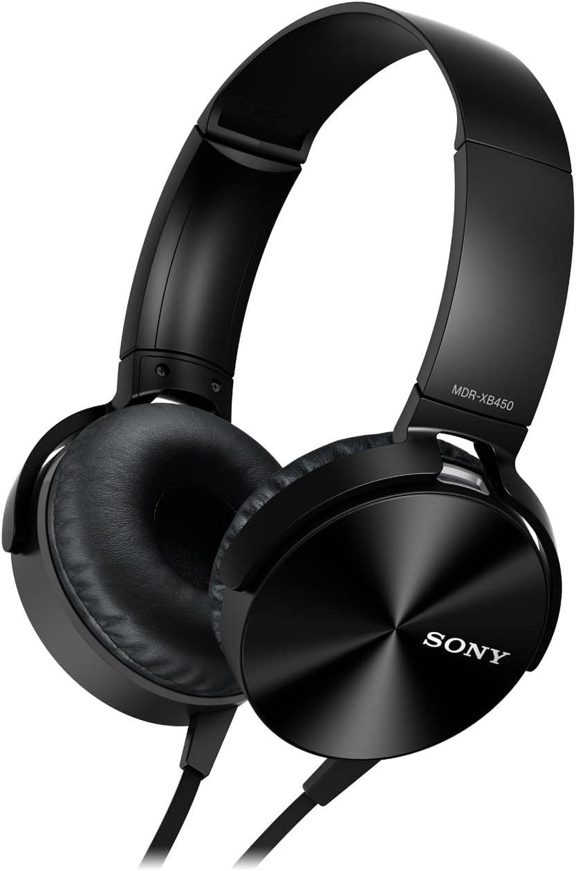 Sony Mdrxb450Ap Auriculares para teléfono inteligente con graves extra (negro), con cable